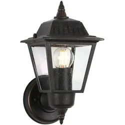 Highnam 1-flammige Wandlaterne - Verwitterte Bronze