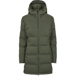 Y by Nordisk Damen Aukea Daunenmantel, XXL - Dark Moss