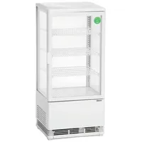 Bartscher Mini-Kühlvitrine 78 l weiß