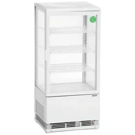 Bartscher Mini-Kühlvitrine 78 l weiß