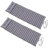 Red deco 2er Set Liegematratzen 180 x 0 x 0 cm Anthrazitgrau
