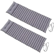 Red deco 2er Set Liegematratzen 180 x 0 x 0 cm Anthrazitgrau