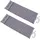 Red deco 2er Set Liegematratzen 180 x 0 x 0 cm Anthrazitgrau