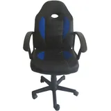 Hti-Living Schreibtischstuhl höhenverstellbar Daytona Junior Schwarz-Blau