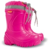 DEMAR EVA federleichte Kinder Gummistiefel mit Stulpe gefüttert MAMMUT-S (32/33, pink)