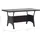 vidaXL Gartentisch 120 x 70 x 66 cm Schwarz