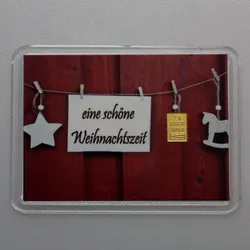 Goldbarren 1g Schöne Weihnachtszeit (Motivbox)