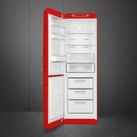 Smeg FAB32LRD5 Retro-Kühl-Gefrierkombination (311 l, 1968 mm hoch, Rot)