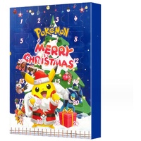 2023 Enthält 24 Geschenke,Weihnachts-Adventskalender -Pokemon Countdown Kalender,Christmas Geschenk für Kinder