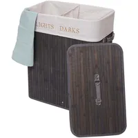 MCW Wäschekorb MCW-C21, Laundry Wäschebox Wäschesammler Wäschebehälter, Bambus 2