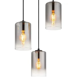 Nowa ROY 3-flg. 37 cm schwarz Glas, Metall