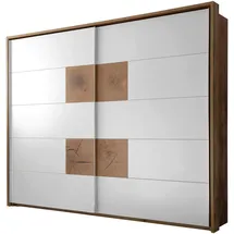 Z2 Schwebetürenschrank Capri 280 x 230 x 63 cm Weiß