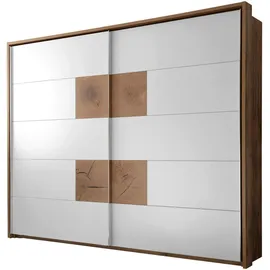 Z2 Schwebetürenschrank Capri 280 x 230 x 63 cm Weiß
