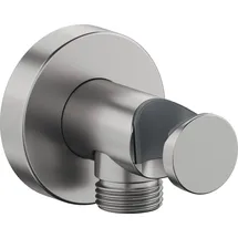 Duravit Wandanschlussbogen Edelstahl gebürstet