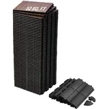 Vevor Tanzbodenfliesen, 315x315x17,2 mm, 52-teiliger ineinandergreifender Tanzboden, tragbarer Tanzübungsboden mit gepolsterter Basis (Eichenholzmaserung, 52 Quadratfuß/Karton)