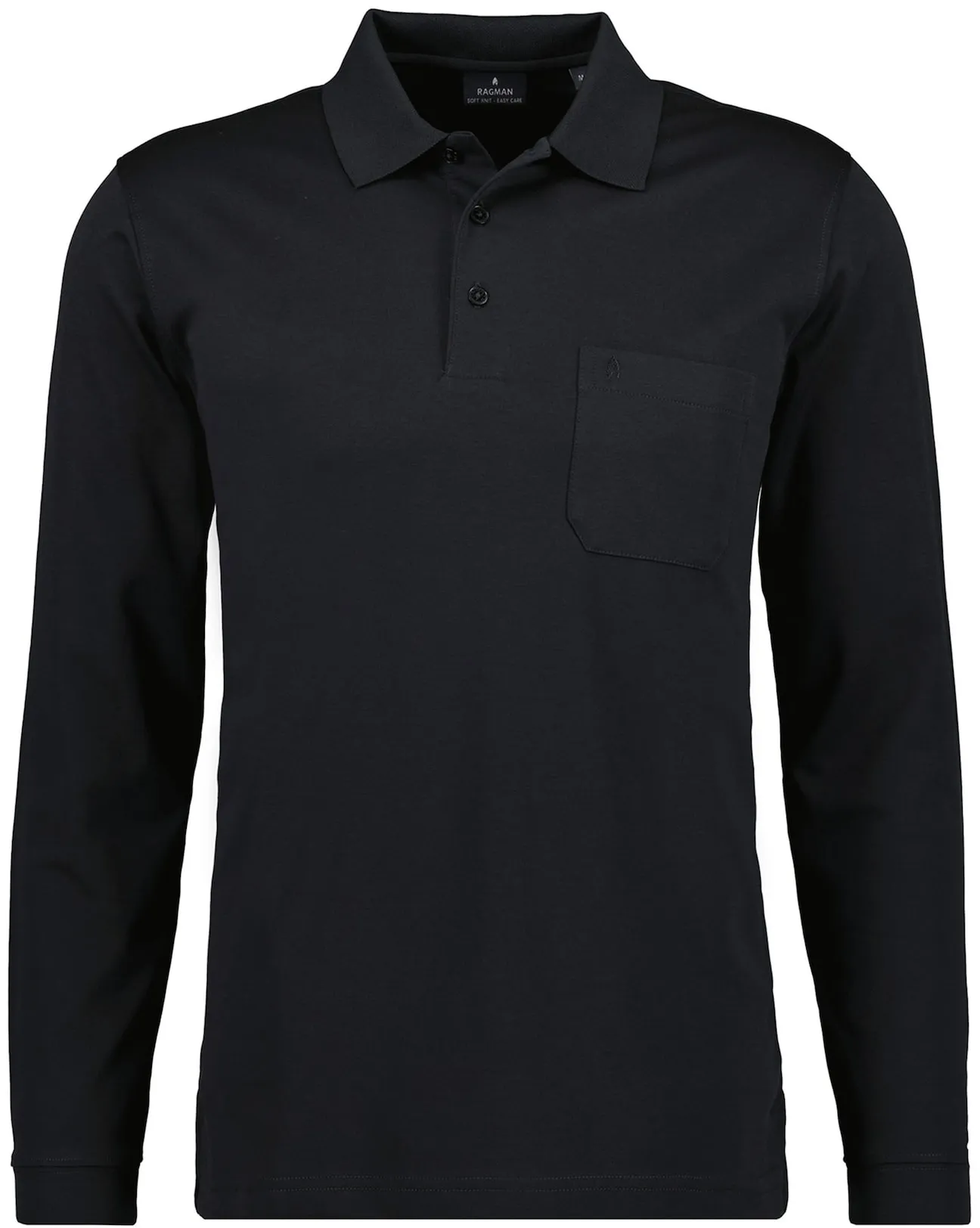 Preisvergleich Produktbild Soft Knit Polo Knopf Langarm Herren Poloshirt