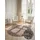 ELLE DECORATION Prisma, braun Beige, H:5mm Ø:200cm, Baumwolle, Polyester, Teppiche, Teppich, Glanz-Effekt, Karo Design, Kachel-Optik, Wohnzimmer, Schlafzimmer,Flur