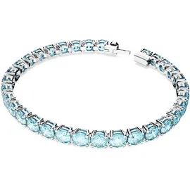 Swarovski Matrix Tennis Armband Blau Rhodiniert 5648929 Größe L