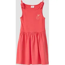 s.Oliver Kleid im Fabric-Mix mit Stickerei, – pink - 122