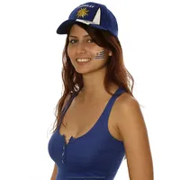 5 x Uruguay Tattoo Fan Fahnen Set - WM 2018 Uruguay Temporary Tattoo Flag (5)