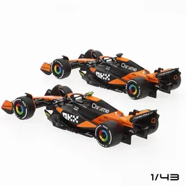 BBURAGO F1 McLaren MCL38 ́24 2er-Set 1:43 Modellauto