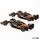 BBURAGO F1 McLaren MCL38 ́24 2er-Set 1:43 Modellauto