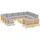 vidaXL Garten-Lounge-Set 12-tlg. grau Kiefer