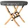 Quick Star Gartenmöbel-Schutzhülle Tischplatten-Abdeckungen (1-St), PVC beschichtet 260g/m2 grau