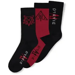Socken Diablo IV - Hell Socks 3 Paar (größe 43/46)