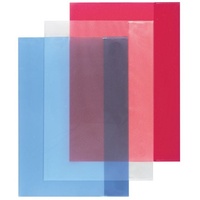 Herlitz Hefthüllen A4 farbig transparent 3er Set