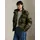 Ralph Lauren Daunenjacke mit abnehmbarer Kapuze, Oliv, L