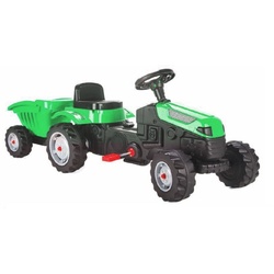 Pilsan Kindertraktor Active Pedale 07316 grün mit Anhänger ab 3 Jahren bis 50 kg grün