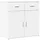 vidaXL Sideboard 79 x 80 x 38 cm Weiß