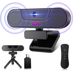 Vizolink V20 4K Webcam mit Mikrofon und Lautsprecher