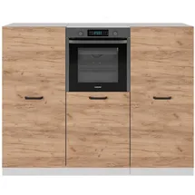 Vicco Küchenzeile R-Line 180 cm Goldkraft Eiche/Weiß
