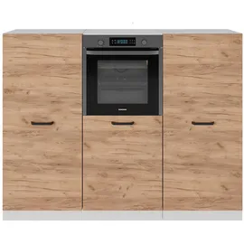 Vicco Küchenzeile R-Line 180 cm Goldkraft Eiche/Weiß