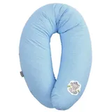 sei Design Stillkissen Faserbällchen 170 cm Pünktchen ozeanblau-Babywaal