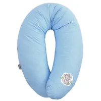 sei Design Stillkissen Faserbällchen 170 cm Pünktchen ozeanblau-Babywaal