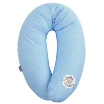 sei Design Stillkissen Faserbällchen 170 cm Pünktchen ozeanblau-Babywaal