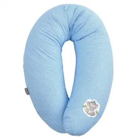 sei Design Stillkissen Faserbällchen 170 cm Pünktchen ozeanblau-Babywaal