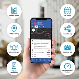 YUKAtrack easyWire GPS Fahrtentracker - Schwarz