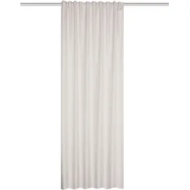HOME WOHNIDEEN "ESKAMIO" Gr. 4, beige (creme), B:135cm H:225cm, Polyester, Gardinen, Thermo, Blickdicht, Leinenstruktur, Überbreite