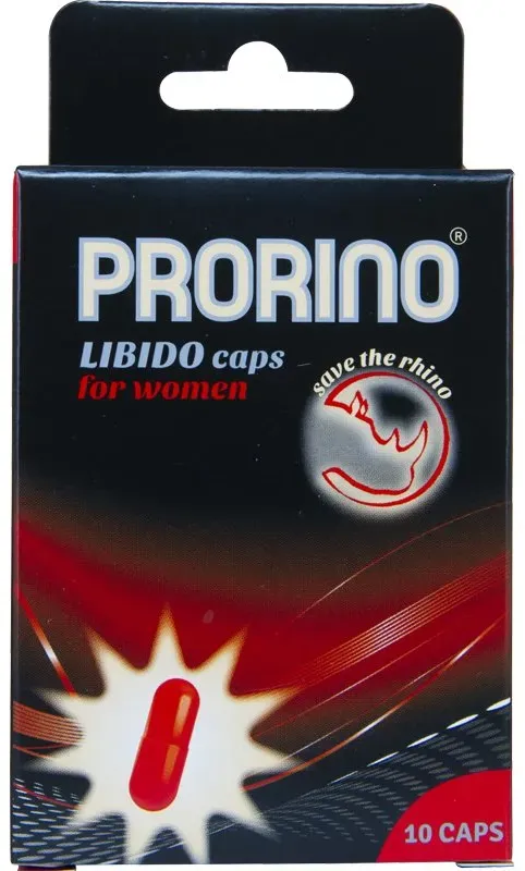 PRORINO Premium Libido Caps Kapseln zur Steigerung des sexuellen Verlangens für Damen 10 KAP