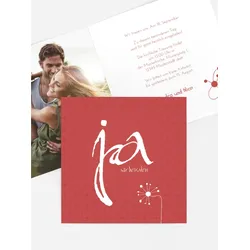 Einladungskarten Hochzeit selbst gestalten mit Spruch und Fotos im Onlinedesigner bei Meine-Kartenmanufaktur.de