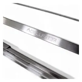 Grillpeter Mangal Edelstahl 2 mm Schaschlickgrill Set + 9 Spieße
