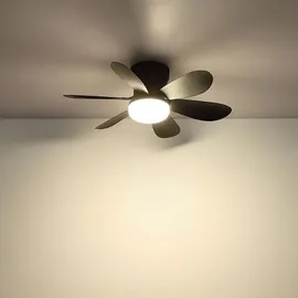 GLOBO Delores 51 cm Deckenventilator Schwarz