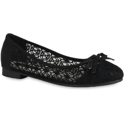 Damen Klassische Ballerinas in Schwarz