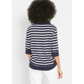 bonprix Poloshirt Blau XXL