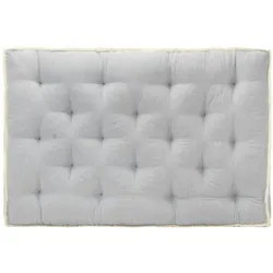 vidaXL Palettensofa-Kissen Grau 120x80x10 cm