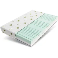 Fdm Kaltschaummatratze, Weiß, Kunststoff, H3 H4, 21 cm Oeko-Tex®